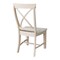 International Concepts Set of 2 Creekside X-Back Chairs, Unfinished C-27P - alternate 9